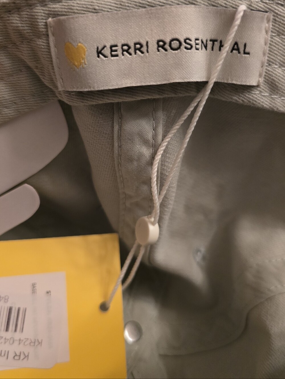 Kerri Rosenthal Heart Patch Baseball Hat - 100% Exclusive To Bloomingdale's NWT - Picture 3 of 4